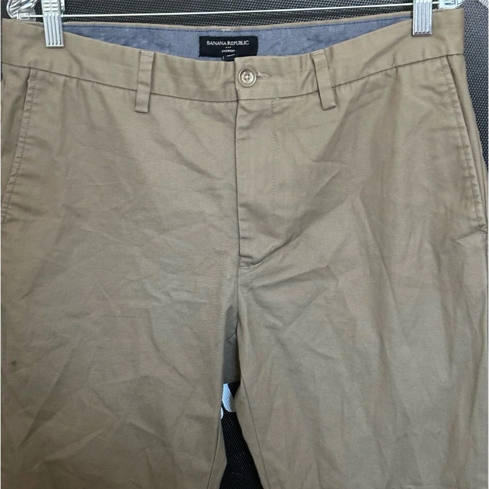 Banana Republic Pants Men 33x30 Tan Emerson Chino Casual Classic Preppy